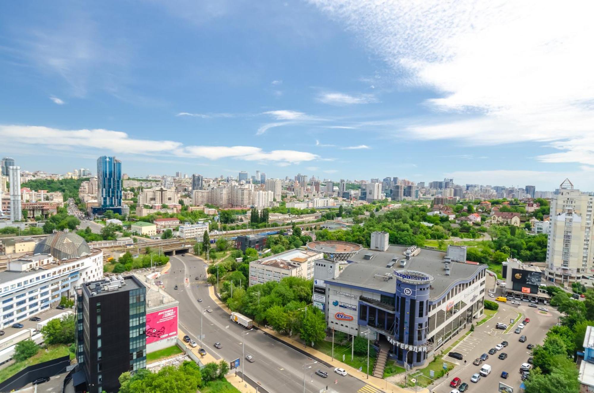 Petrovdom 205-206 Panoramic City View Apartments At Rc Kvartet, Central Railway Station Kiev Esterno foto