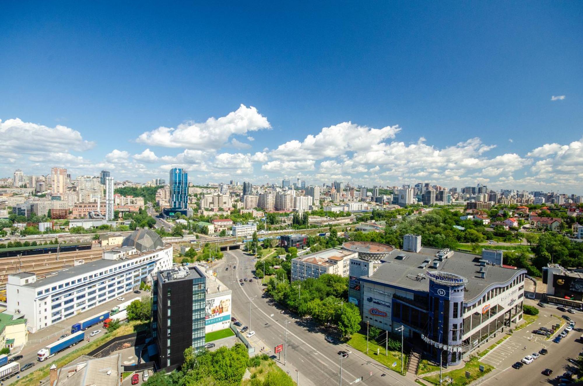 Petrovdom 205-206 Panoramic City View Apartments At Rc Kvartet, Central Railway Station Kiev Esterno foto